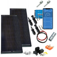 Solcellspaket med 2x200 watts paneler