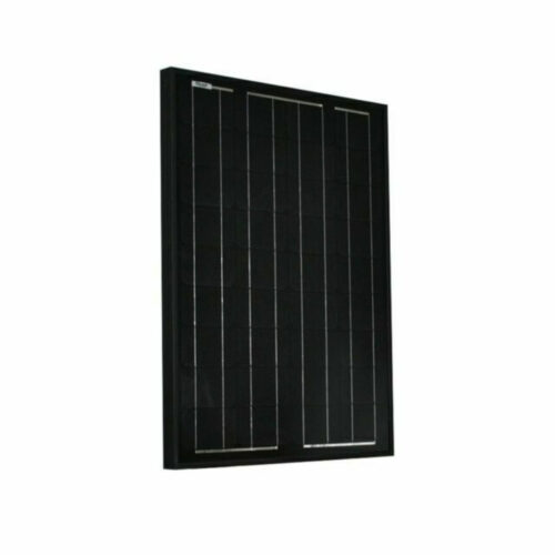 Solcellepanel Mono 50W Sort - 710x395x25mm