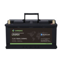 IMPROVE Lithium Batteri 12V 100Ah (LiFePO4) BMS 100A - BLUETOOTH