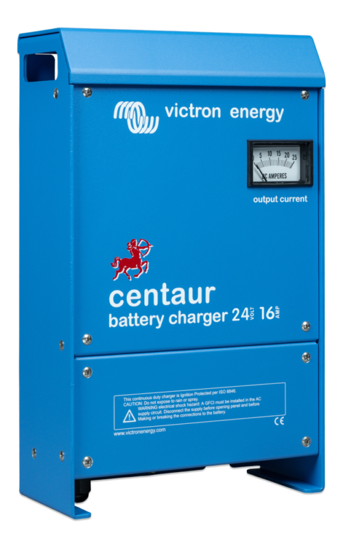 Victron Centaur Charger 24/16 (3) – 24V 16A, 3 utgångar