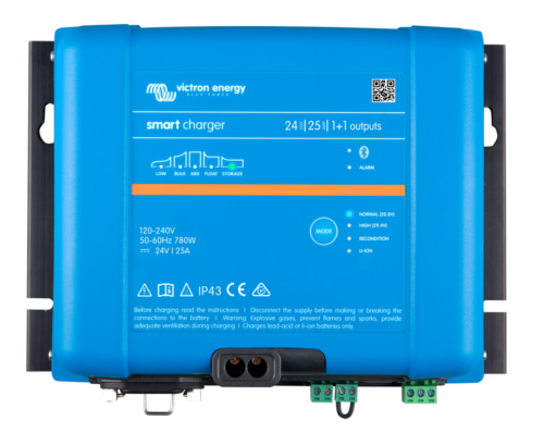 Victron Phoenix Smart IP43 Charger 24/25 (1+1) – 24V 25A, 1+1 utgångar